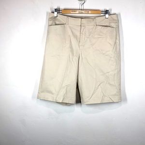 Dockers light tan longer shorts size 12
